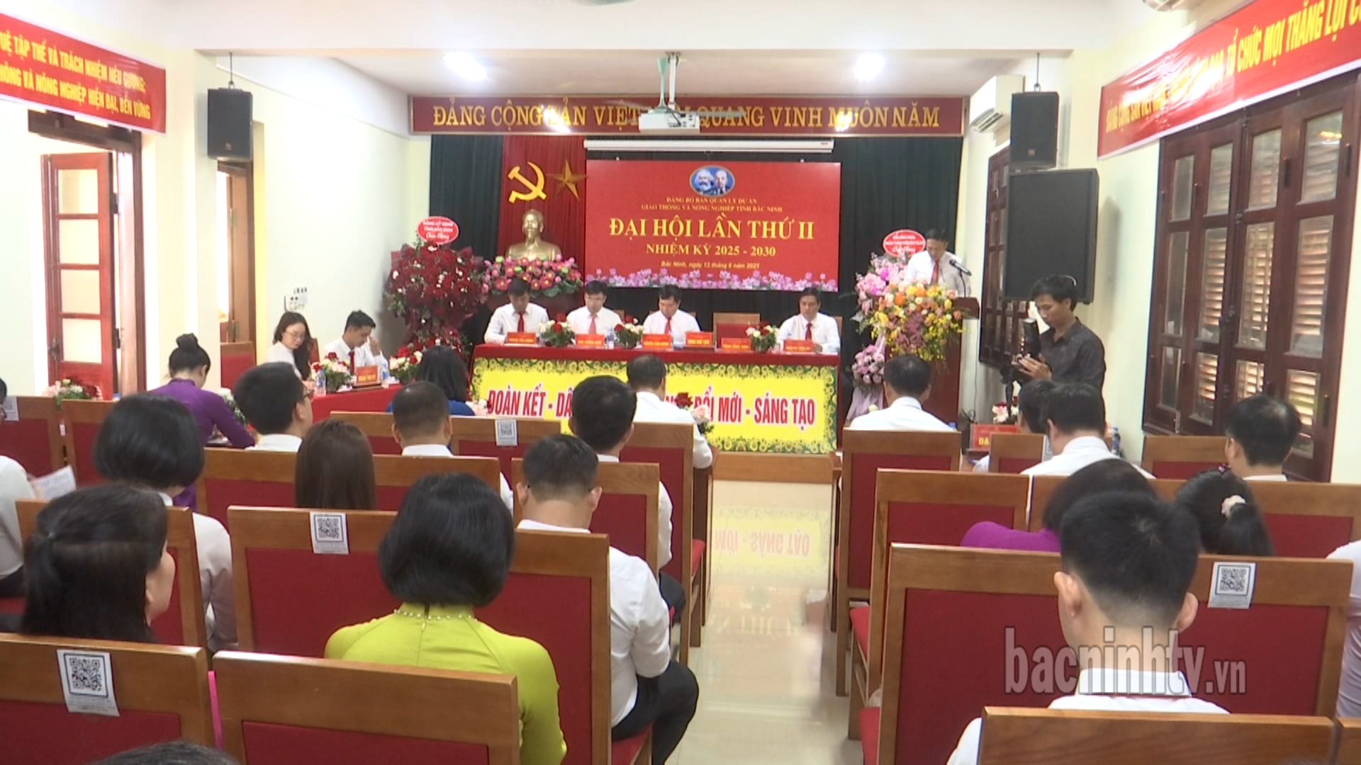 BQL dự án Giao thông và Nông nghiệp tỉnh, Tổng Công ty CP May Đáp Cầu tổ chức Đại hội Đảng bộ cơ sở nhiệm kỳ 2025-2030