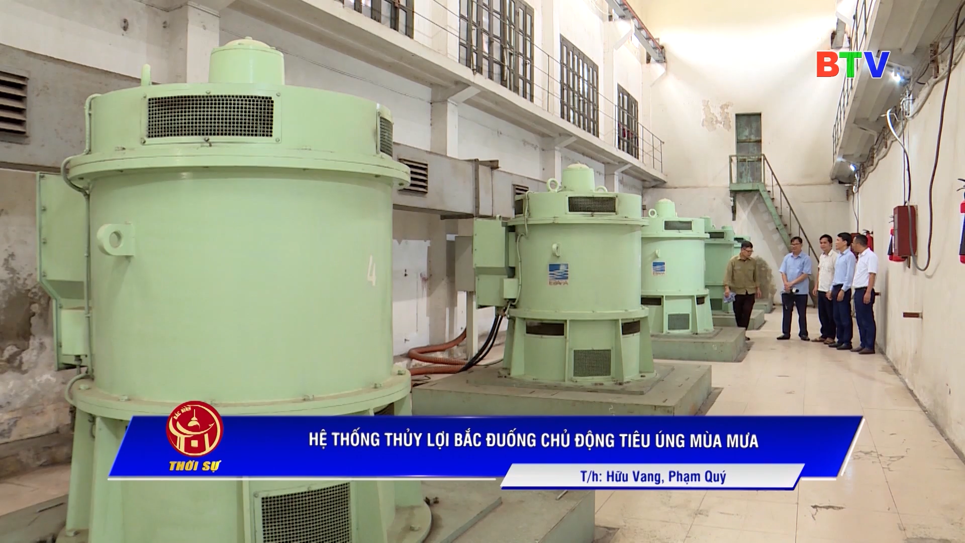Hệ thống thủy lợi Bắc Đuống chủ động tiêu úng mùa mưa