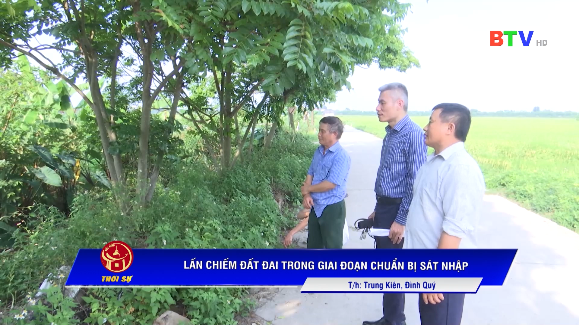 LẤN CHIẾM ĐẤT ĐAI TRONG GIAI ĐOẠN CHUẨN BỊ SÁT NHẬP