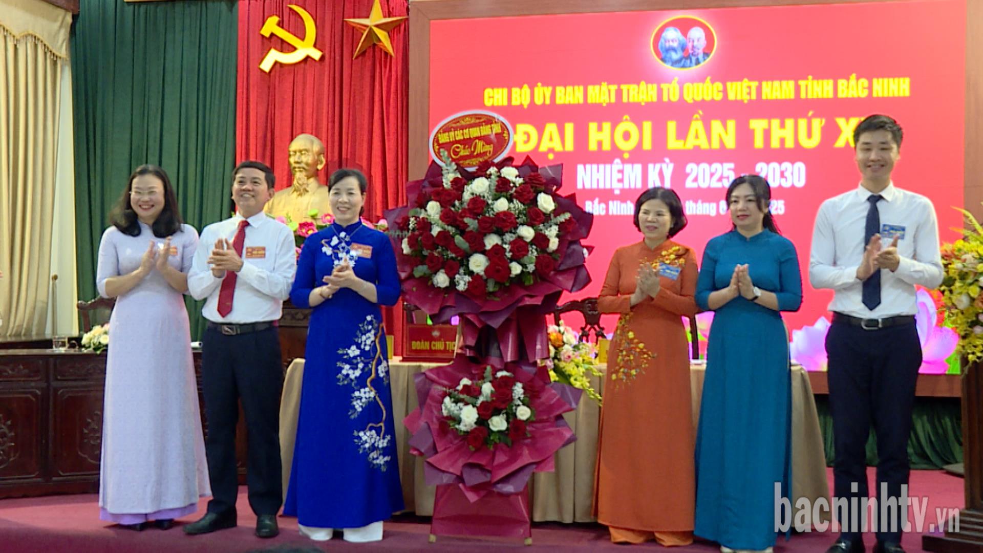 Đại hội Chi bộ Uỷ ban MTTQ tỉnh lần thứ xx