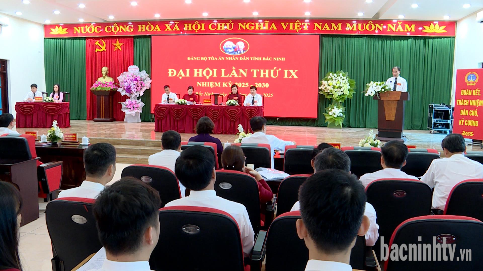 Đại hội Đảng bộ Tòa án nhân dân tỉnh Bắc Ninh