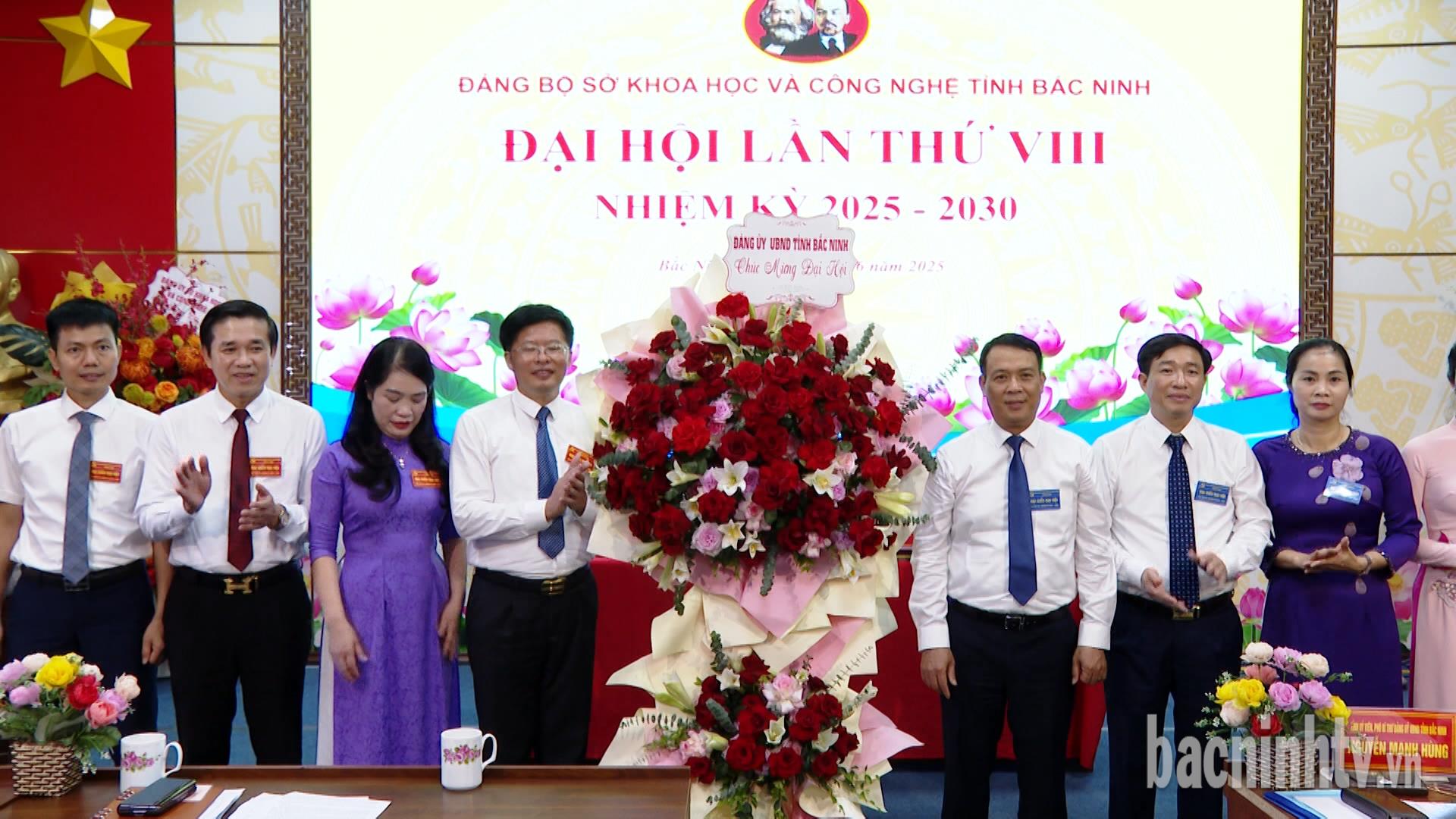 Đại hội Đảng bộ Sở Khoa học và Công nghệ nhiệm kỳ 2025-2030