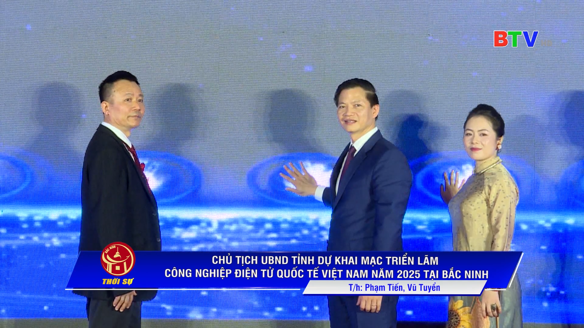 CHỦ TỊCH UBND TỈNH DỰ KHAI MẠC TRIỂN LÃM CÔNG NGHIỆP ĐIỆN TỬ QUỐC TẾ VIỆT NAM NĂM 2025 TẠI BẮC NINH