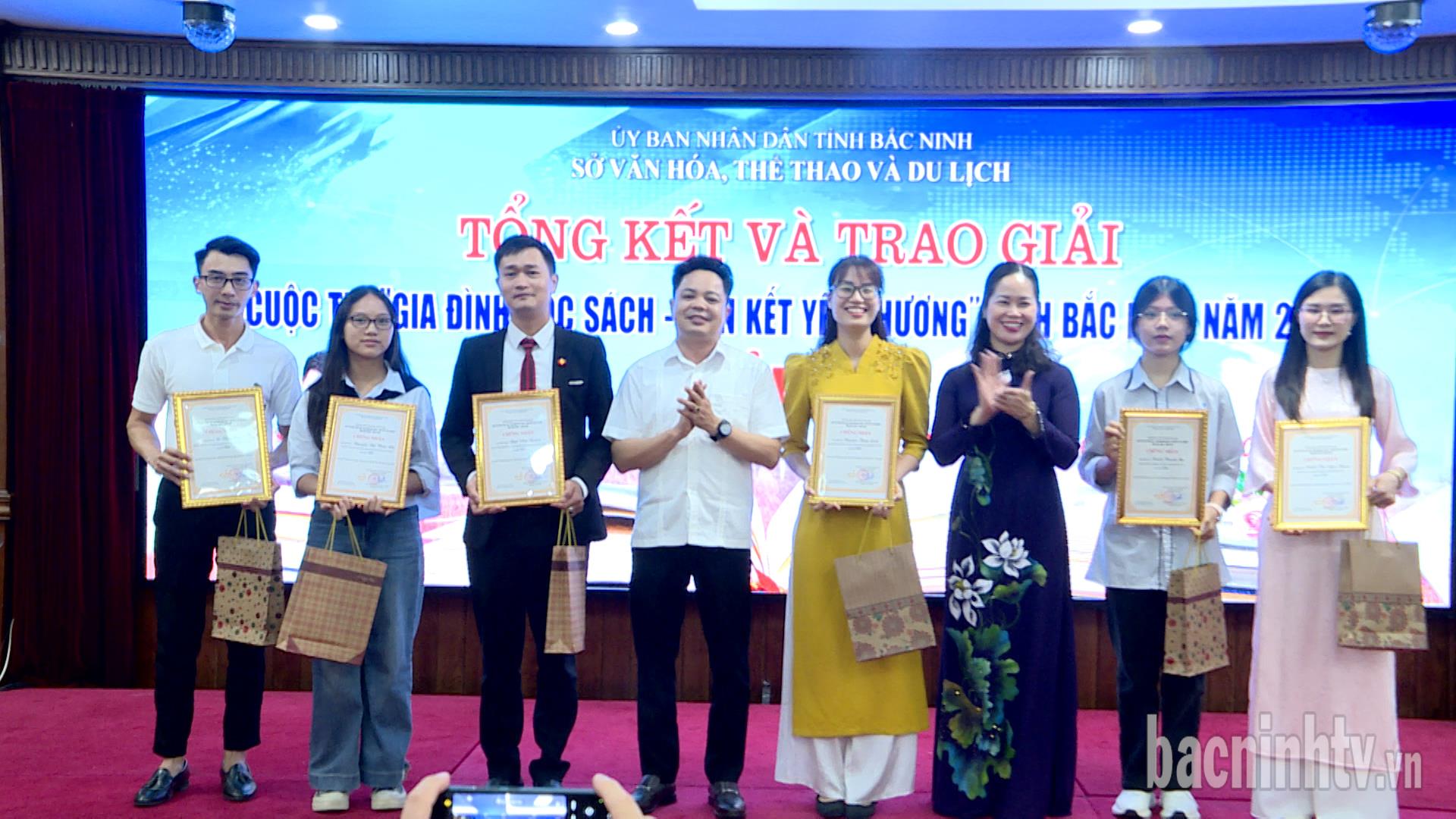 Tổng kết, trao giải Cuộc thi “Gia đình đọc sách - kết nối yêu thương” tỉnh Bắc Ninh