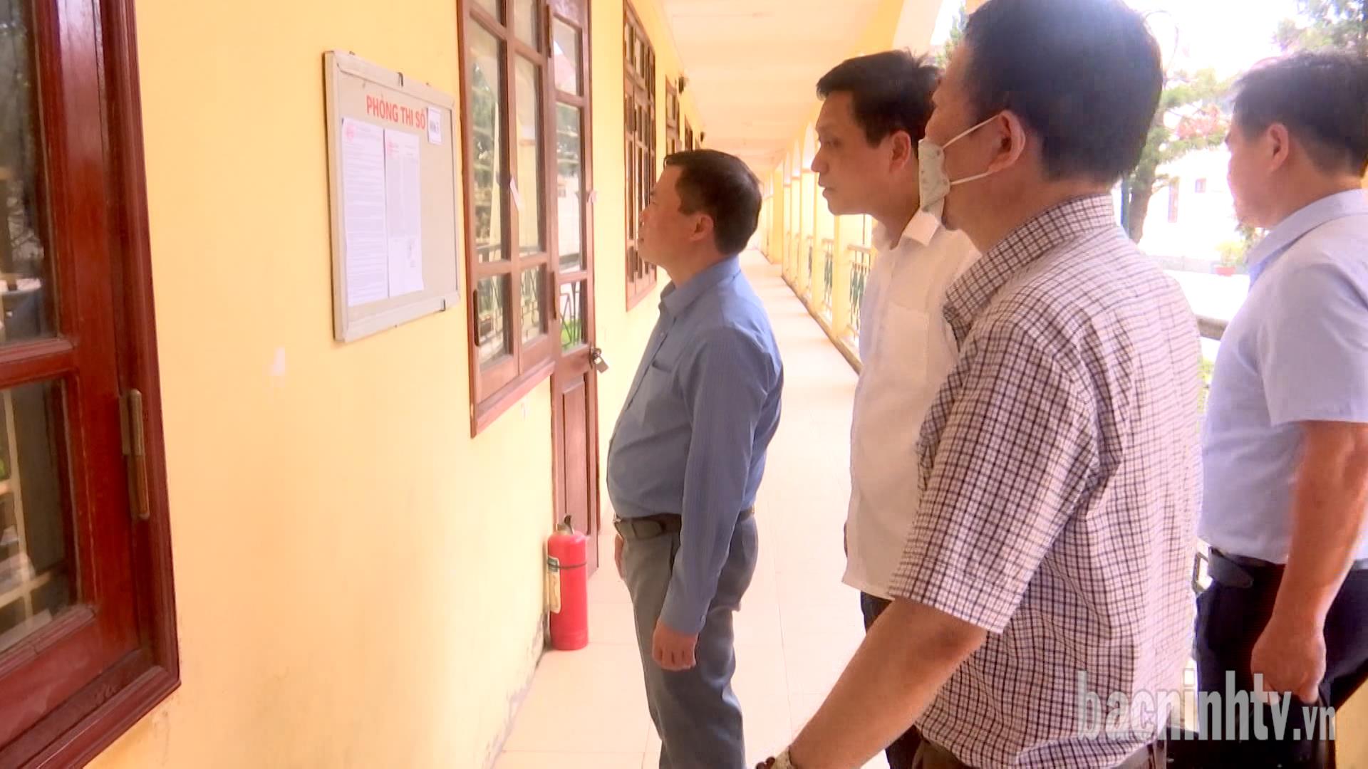 Ban chỉ đạo thi tỉnh kiểm tra công tác chuẩn bị thi tốt nghiệp THPT 2025