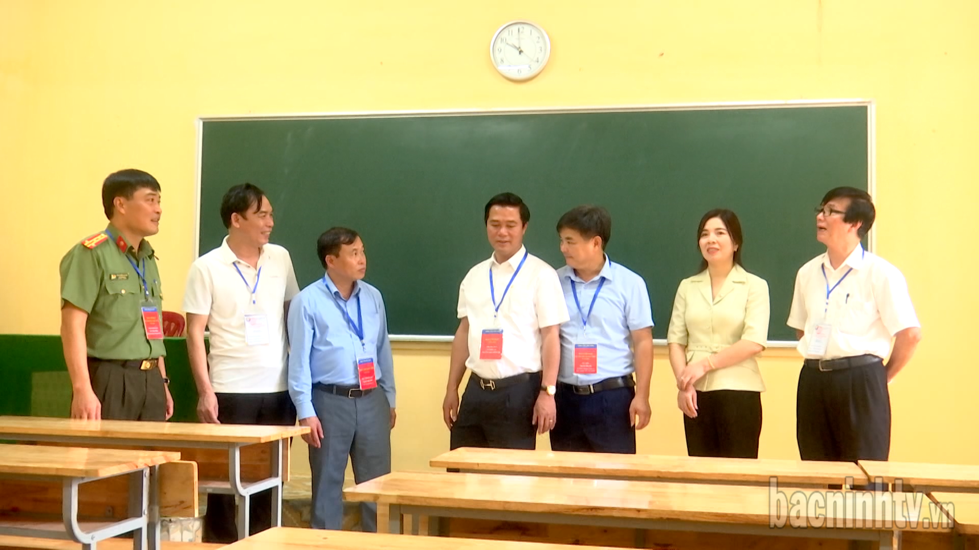 Đồng chí Lê Xuân Lợi kiểm tra công tác chuẩn bị thi tốt nghiệp THPT 2025