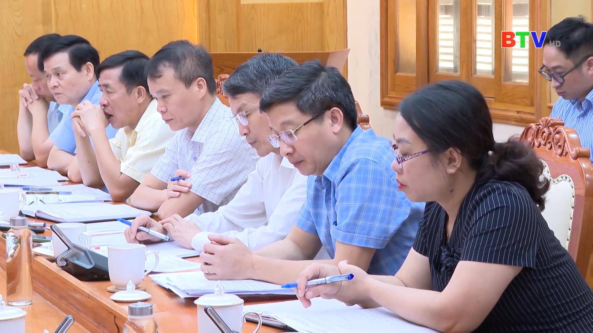 Thống nhất nội dung Kỳ họp thứ nhất HĐND tỉnh Bắc Ninh (mới)