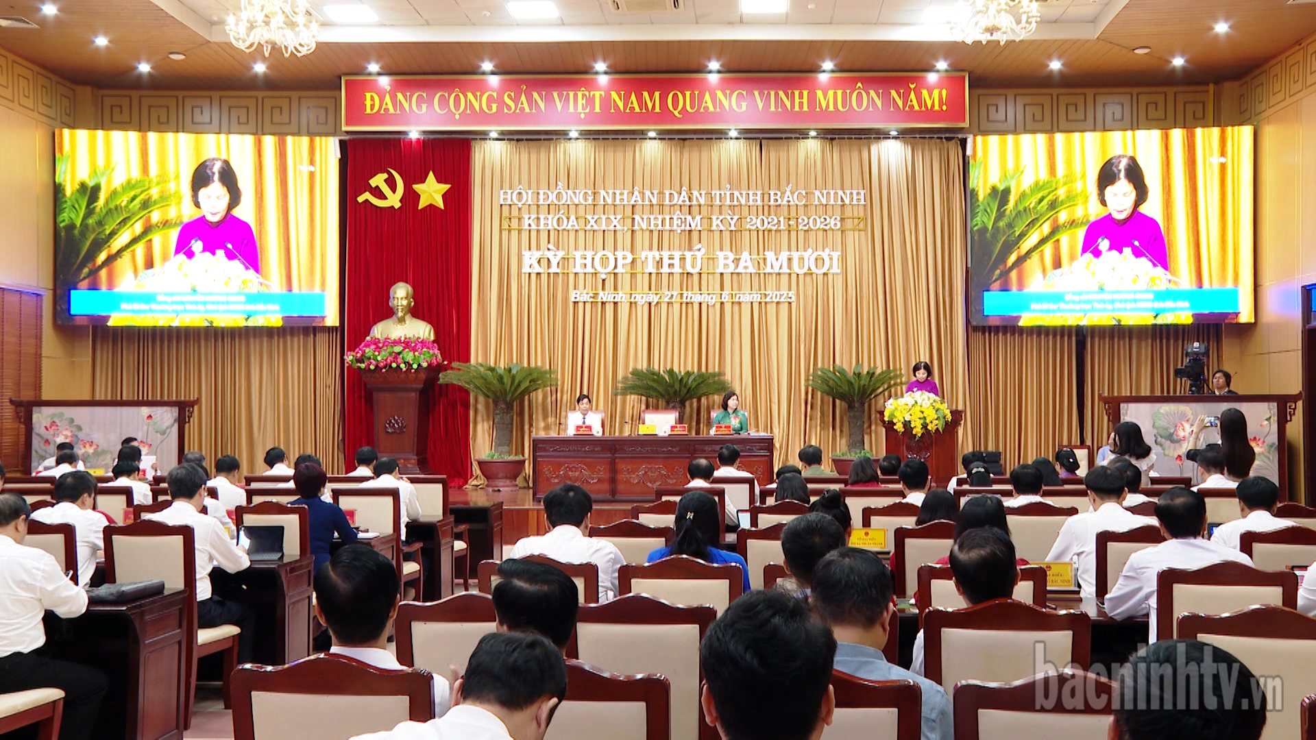 Khai mạc Kỳ họp thứ 30 (Kỳ họp thường lệ giữa năm 2025) HĐND tỉnh Bắc Ninh