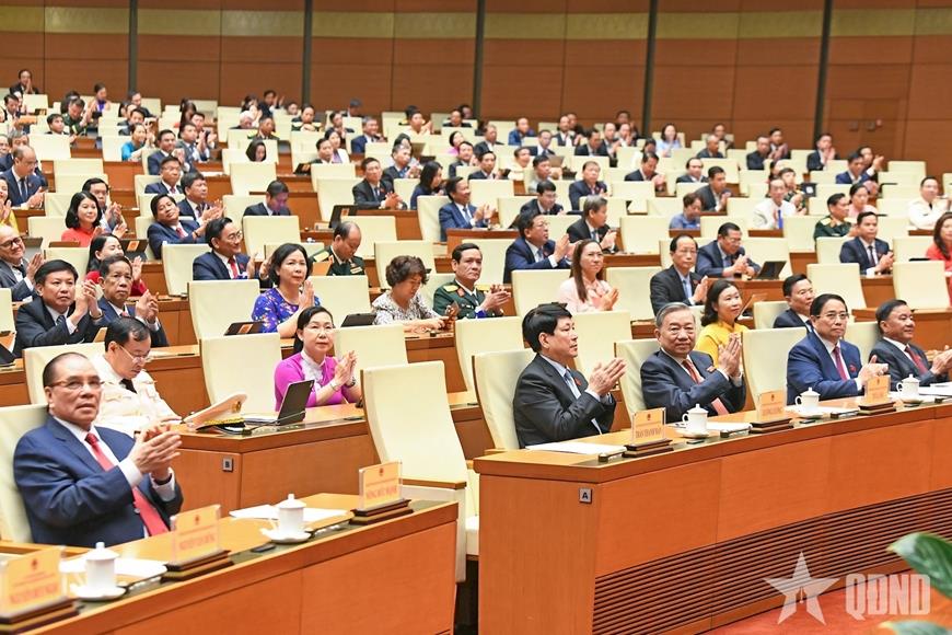 Bế mạc Kỳ họp thứ chín, Quốc hội khóa XV Kỳ họp thứ chín là minh chứng sinh động của ý Đảng hợp với lòng dân
