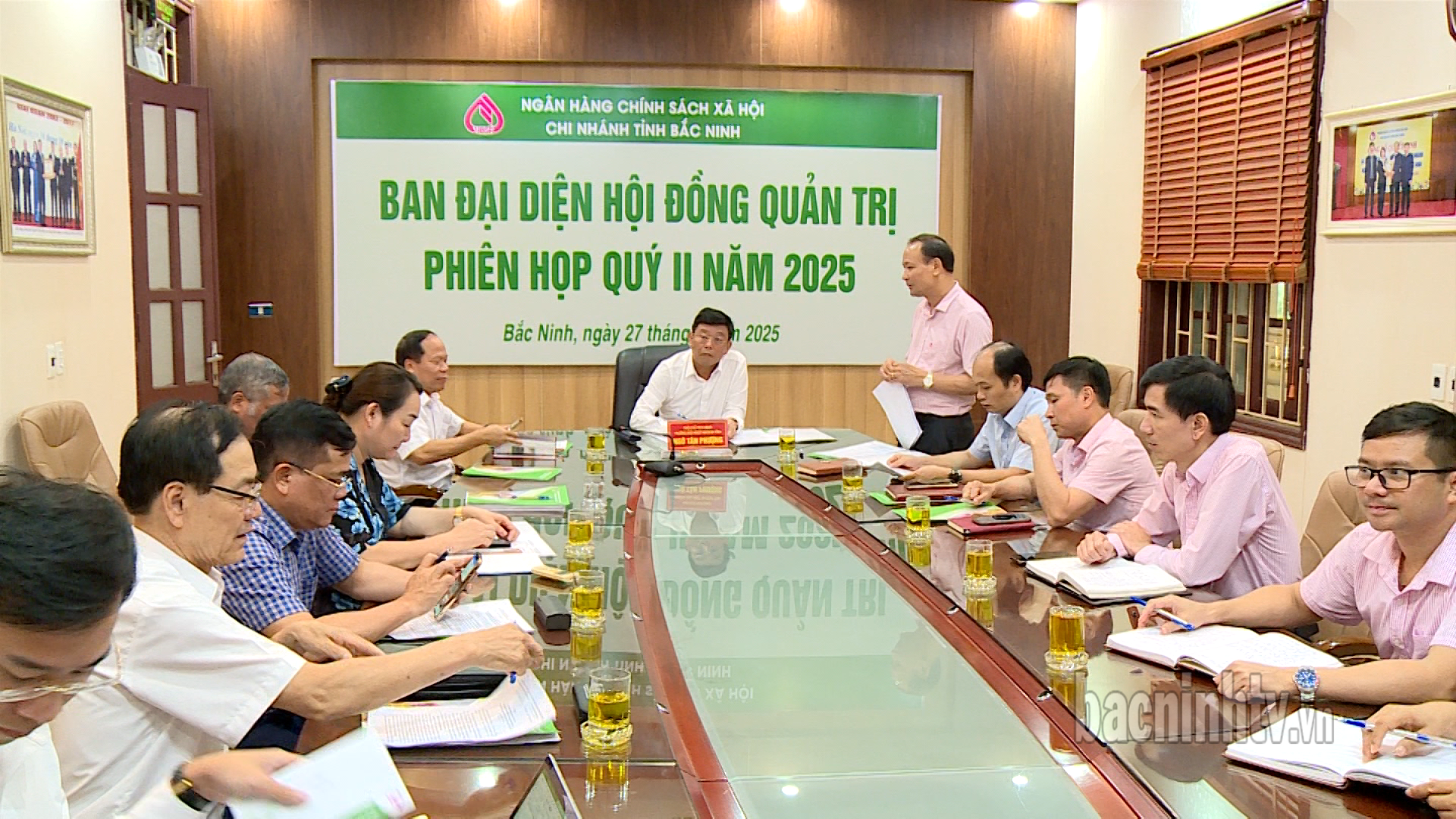 Phiên họp Quý II, Ban Đại diện Hội đồng Quản trị Ngân hàng Chính sách xã hội Chi nhánh Bắc Ninh