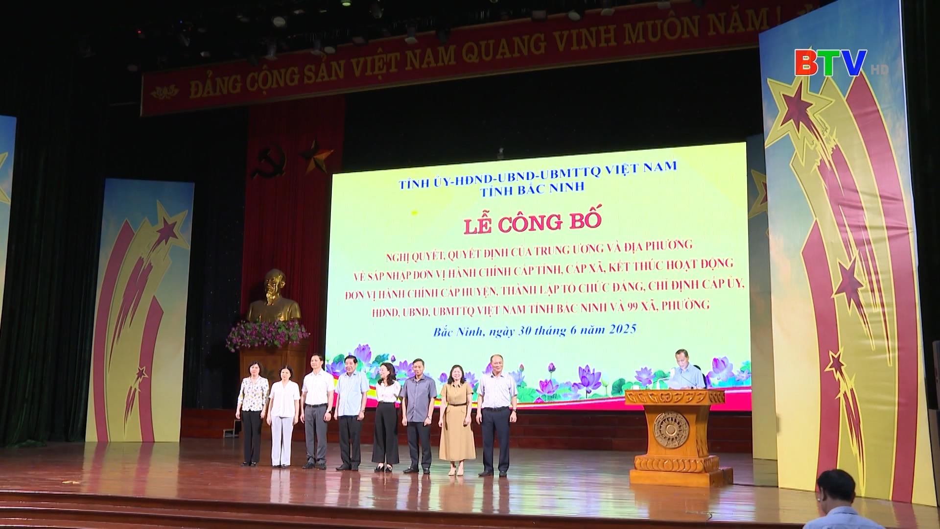 Đảm bảo điều kiện Lễ công bố Nghị quyết về sáp nhập đơn vị hành chính