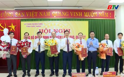 Chủ tịch UBND tỉnh trao quyết định bổ nhiệm lãnh đạo